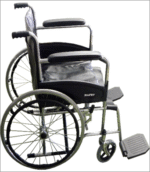 SILLA DE RUEDAS BRAZOS Y PIECEROS FIJOS - Image 4